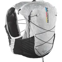 Salomon - Mochilas y cinturones trail/running - Adv Skin Cross Season Race Flag White/Black - Talla S - Blanco