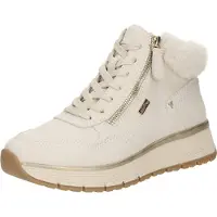 Jana Botines con cordones marfil