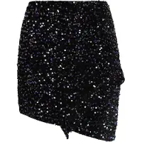 Faina Falda lila / negro
