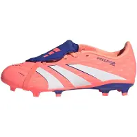 Adidas adidasBota con lengüeta plegable Predator League césped natural seco / multisuperficie 33 Signal Coral / Cloud White / Beam Orange Niño