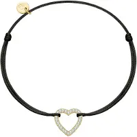 Glanzstücke Pulsera dorado / negro