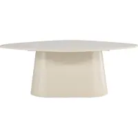 Ebuy24 Mesa de comedor Diamond Oval, 210 x 110 cm - Beige