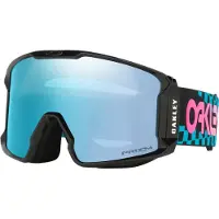 Oakley - Máscaras de esquí - Line Miner L Chex Black Prizm Sapphire de Silicona - Rosa