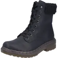 Rieker Botines con cordones negro