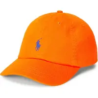 Ralph Lauren para mujer. 211912843009 La icónica gorra de chino de algodón naranja (OSFA), Casual, outlet 2026.