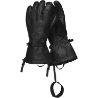 Norrøna - Guantes de esquí - Trollveggen Gore-Tex Gloves Caviar de Cuero - Talla S - Negro