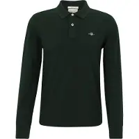 Gant para hombre. 2230 Polo de piqué Shield verde (XXL), Casual, Algodón, Manga larga, outlet 2026.