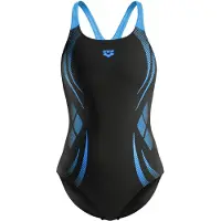 Arena - Women's Poseidonia Swimsuit Swim Pro Back LB - Traje de baño size 34, negro