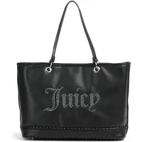 Juicy Couture Shopper negro / plata