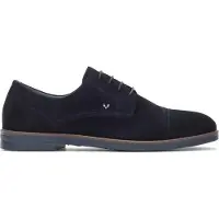Martinelli para hombre. 1604-2729X Zapatos blucher de piel con cordones Douglas marino (39), Plano, Casual, outlet 2026.