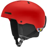Smith - Cascos esquís niños - Rodeo Jr. MIPS Matte Patrol Signals - Talla Infantil 48-52 cm - Rojo