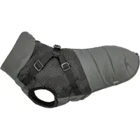 Trixie Abrigo de invierno con arnés Pontis Reflect - Gris - S - 36 cm
