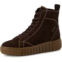 Tamaris Botines con cordones marrón