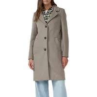 s.Oliver Jackets Outdoor Grey/black Talla: 42 | Abrigos con Cierre de Botón Outlet | Mujer | Gris