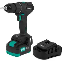 Vonroc Taladro atornillador sin cable PRO 20V – Motor Brushless – 40Nm | Incluye batería 4.0Ah y cargador