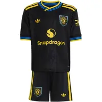 Adidas adidasMiniconjunto tercera equipación Manchester United 25/26 92 Black Niño
