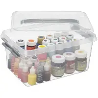 Sunware H6160102, caja de almacenamiento Q-line, 6,0 litros, transparente, 30,0 x 20,0 x 14,0 cm