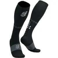 Compressport - Full Socks Oxygen - Calcetines de compresión size T1 - EU 35-38, negro