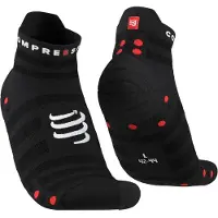 Compressport - Pro Racing Socks V4.0 Ultralight Run Low - Calcetines de running size T3 - EU 42-44, negro
