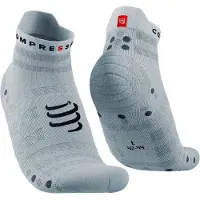 Compressport - Pro Racing Socks V4.0 Ultralight Run Low - Calcetines de running size T2 - EU 39-41, turquesa/gris