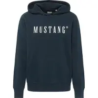 Mustang Sudadera 'Bronson' azul oscuro / blanco