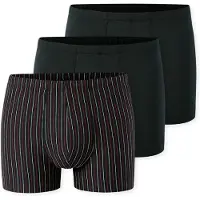 Schiesser Calzoncillo boxer '95/5 Essentials' rojo / negro / blanco