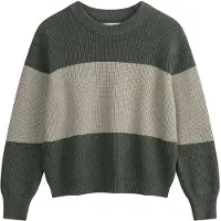 Mela London Jersey 'Adah' verde claro / verde oscuro