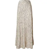French Connection Josie Ennis Bias Skirt Porcelain Cream/blac Talla: 16 | Faldas Maxi Outlet | Mujer | Blanco