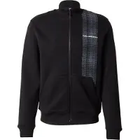 Karl Lagerfeld Black Sweat Zip Jacket Talla: L | Sudaderas con Capucha Outlet | Hombre | Negro