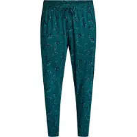 Zizzi Pantalón de pijama 'Mdana' turquesa / esmeralda / verde oscuro