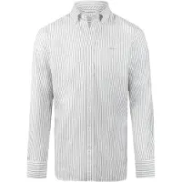 Mcgregor Stretch Oxford Shirt Big Stripe Winter Sage Talla: 3XL | Manga Larga Outlet | Hombre | Verde