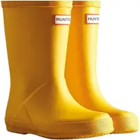 Hunter Botas de lluvia amarillo / rojo / blanco