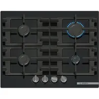 Bosch Placa De Gas De Cristal Serie 4 Pnp6b6k40 60 Cm 4 Fuegos