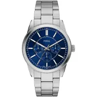 Fossil Reloj analógico 'PEARSON' azul oscuro / plata / blanco