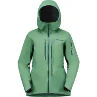 Norrøna - Chaquetas de esquí mujer - Lofoten Gore-Tex Pro Jacket W Dark Ivy para Mujer - Talla L - Verde