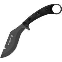 Tops knives Trailhead Kukri TDKR-01, 1095 Sniper Gray, Black Canvas Micarta, cuchillo de supervivencia, diseño de Jason Swain