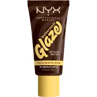 Nyx Loción iluminadora con color Buttermelt Glaze de Professional Makeup SPF 30 Color 10 Chocolate Butta 30 ml