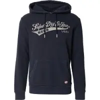 Superdry para hombre. M2014232A Sudadera Heritage Brand Relajada negro (S), Casual, Algodón, Manga larga, outlet 2026.