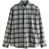 Next Camisa gris claro / negro / blanco