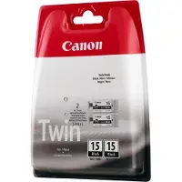 Canon BCI-15BK: 2x cartucho de tinta negro (original)