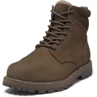 Timberland para hombre. TB0A69UHW071 Botas de Piel impermeables Britton Road marrón (40), Plano, Cordones, Casual, outlet 2026.