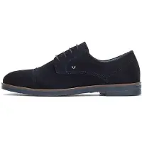 Martinelli para hombre. 1604-2729X Zapatos blucher de piel con cordones Douglas marino (40), Plano, Casual, outlet 2026.