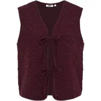 We fashion Gilet Burgundy Red Talla: L | Chaquetas Outlet | Mujer | Marrón