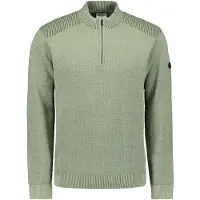 No-excess Pullover Half Zip Plated Structure Knit Light Moss Talla: M | Jerséis Outlet | Hombre