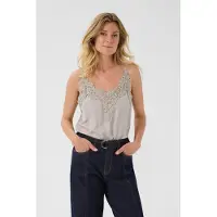 Cream Top gris claro