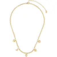 Emporio Armani Collana de moda chapada en oro con latón EGS3267710