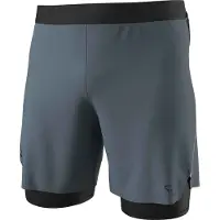 Dynafit - Ropa para trail running - Alpine Pro 2/1 Shorts M Cinder de Lana - Talla S - Gris