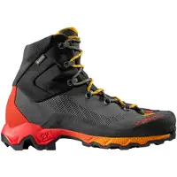 La Sportiva - Zapatillas de senderismo Hombre - Aequilibrium Trek GTX Carbon/Yellow - Talla 41 - Gris