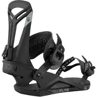 Union - Fijaciones snowboard - Flite Black de Aluminio - Talla 43,5-46 - Negro