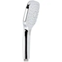 Hak Grifo de mano Sapho con botón, 4 funciones, 100x100 mm, ABS/Cromo